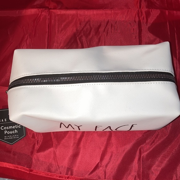Rae Dunn “My Face” Cosmetic Bag (NWT) - Picture 3 of 4